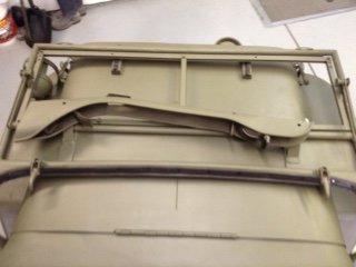 MB GPW Install Rifle Rack Brackets on your Windshield